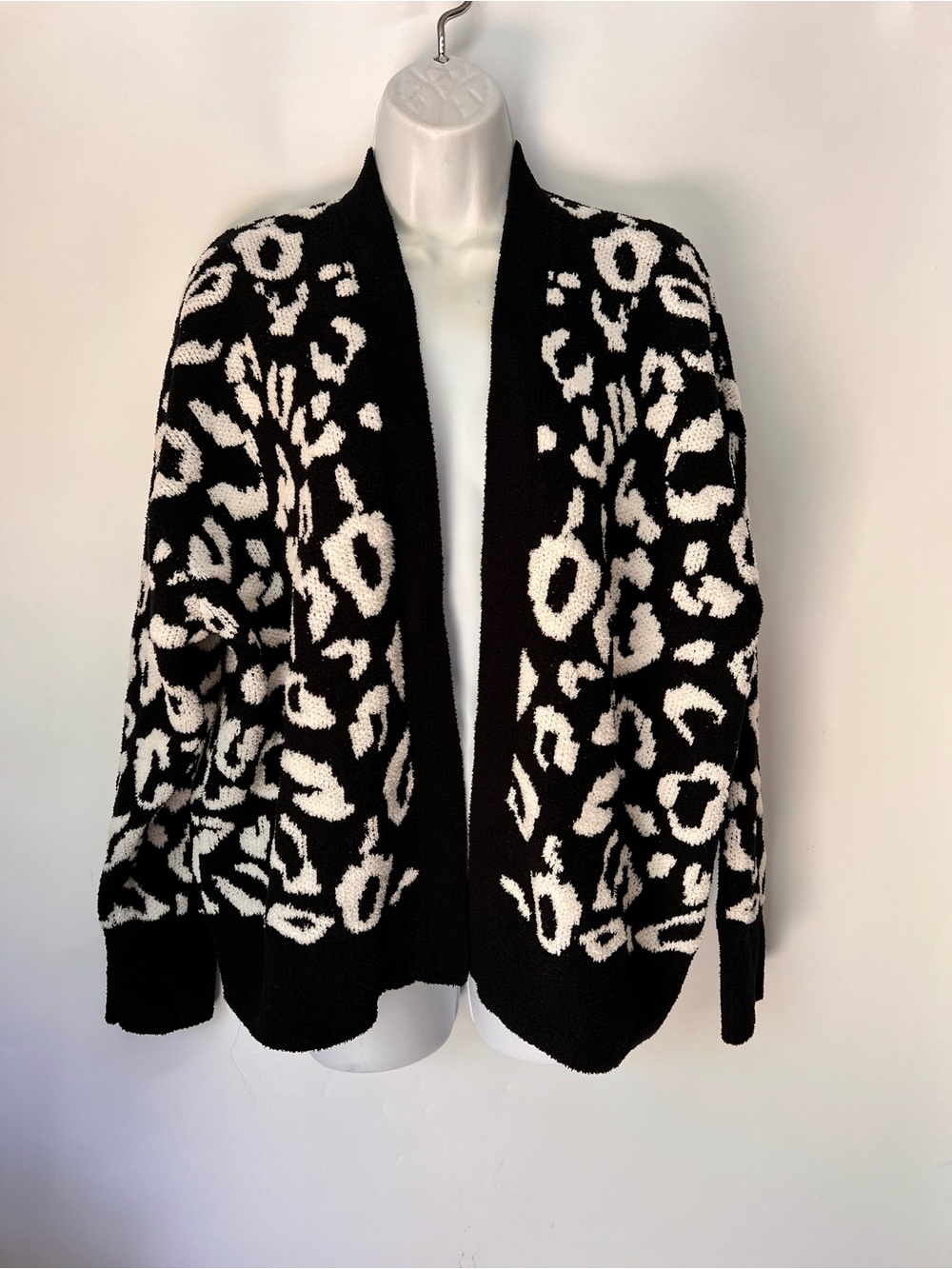 Express leopard print cardigan